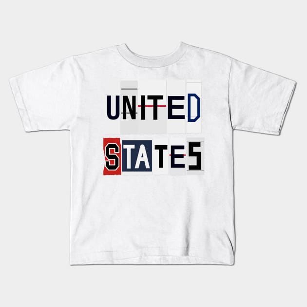 United States National Team Kids T-Shirt by scotmccormack